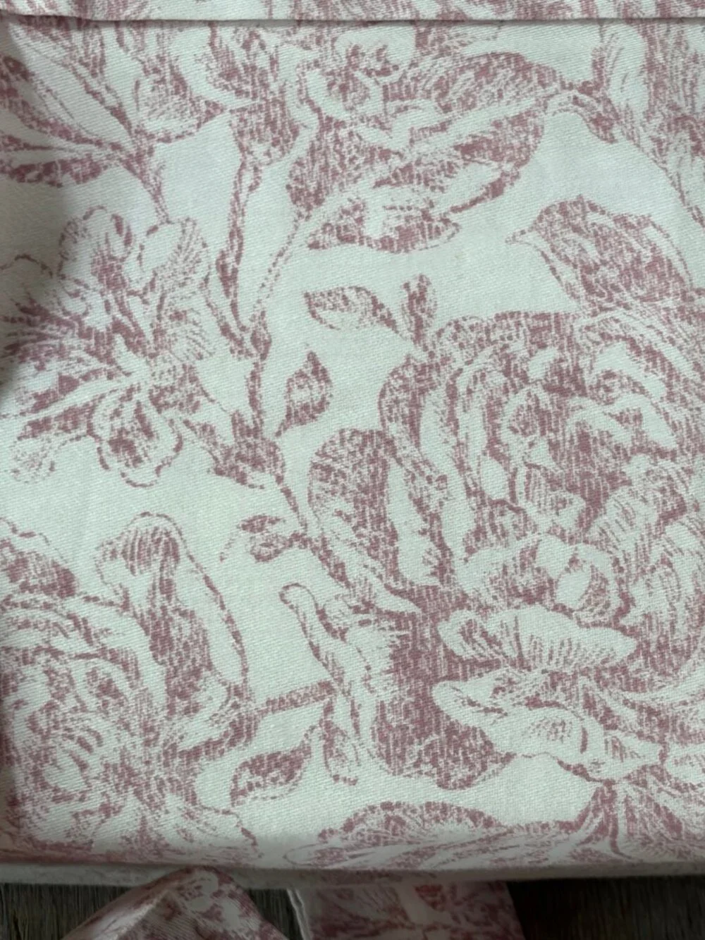 Rachel Ashwell Shabby King Size Cotton Duvet Set - Redish Floral (106